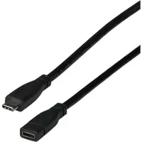 EFB NORDIC EFB Elektronik EBUSBC-USBC10GE.1, 1 m, USB C, USB C, USB 3.2 Gen 2 (3.1 Gen 2), 10 Gbit/s, Schwarz
