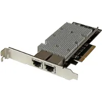 StarTech.com 2 Port PCI Express 10GBase-T Ethernet Netzwerkkarte - 10GbE Ethernet Adapter mit Intel X540 Chip - Netzwerkadapter - PCIe 2.0 x8 - 10Gb Ethernet x 2