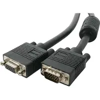 StarTech.com .com 15 m Monitor-VGA-Video-Koaxial Verlängerungskabel für hohe Auflösung - HD15 Stecker/Stecker, 15 m, VGA (D-Sub), VGA (D-Sub), Männlich, Weiblich, Schwarz