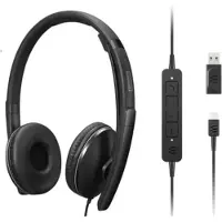 Lenovo 4XD1M39029, Kabelgebunden, 20 - 20000 Hz, 148 g, Kopfhörer, Schwarz