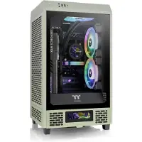 Thermaltake Tower 200, Mini Tower, PC, Grün, Mini-ITX, Gaming, 20 cm