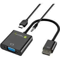 Techly IDATA-HDMI-VGA2AU HDMI zu VGA Konverter mit Audio und Micro-USB IDATAHDMIVGA2AU