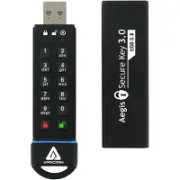 Apricorn Aegis Secure Key 3.0 - USB-Flash-Laufwerk - verschlüsselt - 30 GB - USB 3.0