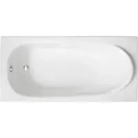 Badland Badewanne Rechteck Medium 160x75 mit Ablaufgarnitur, Füßen und Wannenträger GRATIS