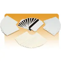 Datalogic Zebra - Polyvinylchlorid (PVC) - 30 mil - weiß - CR-80 Card (85.6 x 54 mm) 500 Karte(n) Karten - für Zebra P110m
