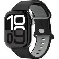 Spigen Nano Pop Strap für Apple Watch 44/45/46/49 mm - Schwarz und Grau