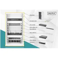 Digitus Netzwerk-Set 254 mm (10-) - 12HE, 312 x 300 mm (B x T)