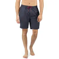 Riverso Badehose Herren RIVDavid Regular Fit - Navy-Cherry Red - L