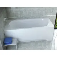 Badland Badewanne Rechteck Bona 190x80 mit Ablaufgarnitur und Füßen GRATIS ohne Verkleidung