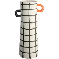 Asa selection Vase Rayu Chequered 10 x 28 cm