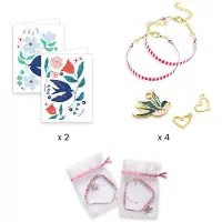 Djeco Schmuck basteln: Vögelchen