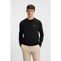 BOSS T-Shirt aus Stretch-Baumwolle mit Kontrast-Logo Grösse S