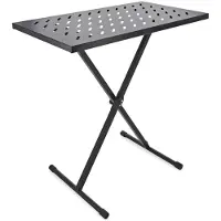 Gear4Music X-Frame Ständer mit Tischplatte von
