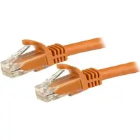 StarTech.com .com 5m Cat6 UTP RJ45 Gigabit Patchkabel Snagless - Cat 6 Netzwerkkabel - Orange, 5 m, Cat6, U/UTP (UTP), RJ-45, RJ-45, Orange