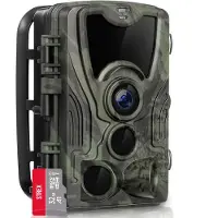 Strex Wildtierkamera - Mit Nachtsicht - 36MP 4K ULTRA HD - Wasserdicht - Inkl. 32 GB SD