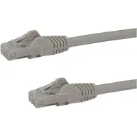 StarTech.com .com 10m Cat6 Gigabit Snagless Patchkabel - RJ45 UTP Netzwerkkabel - Grau, 10 m, Cat6, U/UTP (UTP), RJ-45, RJ-45, Grau