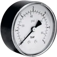 ICH Manometer 306.63.10 Anschluss (Manometer): Rückseite 0 bis 10 bar Aussengewi
