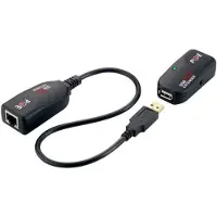 Logilink UA0207, Kabelgebunden, USB, Ethernet, 480 Mbit/s, Schwarz