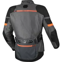 Sonstiges Macna Captane wasserdichte Motorrad Textiljacke, grau/schwarz/rot, S