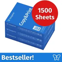 Easyprint Druckerpapier Kopierpapier 1500 Blatt (3x500) DIN A4 Premium Hochweiß CIE 160 PEFC zertifiziert