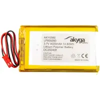 Akyga Li-Po Akku LP805080 AKY0580 3.7V / 4000mAh PCM JST 2-Pin Stecker 150mm