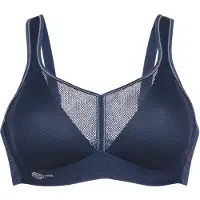 Anita Active Sport-BH "Air Control Deltapad" doppellagige Cups, gepolsterte Träger, mit Print, feminin, weich
