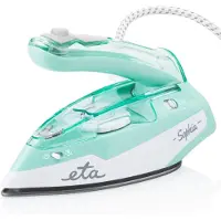 Eta Sophia, Dampfbügeleisen, Keramik-Bügelsohle, 1,9 m, 50 g/min, Türkis, Weiß, 30 g/min