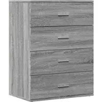 Helloshop26 - Buffet Sideboard Kommode Kleiderschrank Aufbewahrungsmöbel Organizer Küche Wohnzimmer Sonoma 60 x 39 x 80 cm 02_0036418