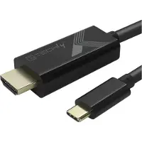 Techly USB Typ C ST auf HDMI 2.0 4K, 2m, schwarz