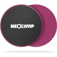 NEOLYMP Pilates Slider Doppelseitige Gleitscheiben für Hartboden & Teppich