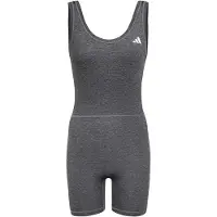 Adidas Kurzer Jumpsuit Damen Optime Essentials Heather