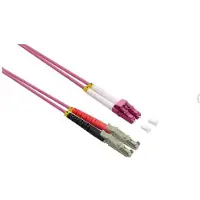 Roline LWL-Kabel duplex 50/125µm OM4, LSH/LC, LSOH, violett, 1 m