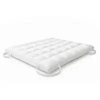 THE WHITE STONE Topper 80x190 cm mit Wattefüllung von 1000 g/m² | Extra-Komfort-Matratzenschoner mit integrierter atmungsaktiver Luftkammer