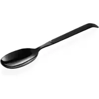 WAS Germany 8x Servierlöffel Kitchen Tool 1887, 26 cm, mit schwarzer PVD Beschichtung, Chromnickelstahl