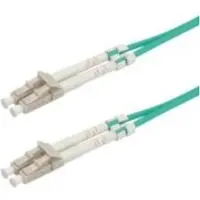 Value LWL-Kabel 50/125µm OM3, LC/LC, LSOH, türkis, 10 m