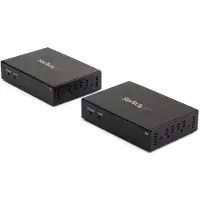 StarTech.com .com HDMI Ethernet Extender - 4K 60Hz - 100 m, 3840 x 2160 Pixel, AV-Sender & -Empfänger, 140 m, Kabelgebunden, Schwarz, HDCP