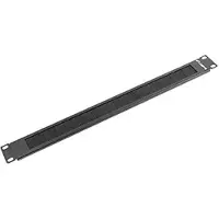 Lanberg AK-1101-B, Bürstenleiste, Schwarz, 1U, 48,3 cm (19 Zoll), 482,6 mm, 8,5 mm
