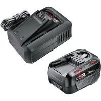 Gardena 14915-20, Batterie- & Ladegerät-Set, Lithium-Ion (Li-Ion), 4 Ah, 18 V, , Schwarz