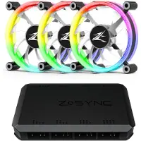 Zalman 120mm ZM-LF120 ARGB Triple Pack inkl. Controller