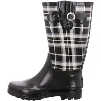 Beck Damen Gummistiefel Regenstiefel Stiefel Pepita, Farbe:Schwarz, Schuhgröße:EUR 36, Artikel:-506 Pepita