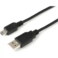 Microconnect USBAMB51, 1 m, USB A, Mini-USB B, USB 2.0, Schwarz