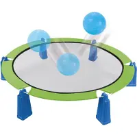 Adlibris Roundnet Ballspiel aus robustem Kunststoff und Nylon, 36 Zoll Netz, 4 Zoll Ball, leichter und schneller Aufbau