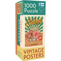 Tactic Puzzle Lovers Vintage Posters Retro Cinema 1000 pcs puzzle, 1000 Stück(e), Kunst