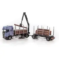 Emek Scania Holz-LKW mit Anhänger