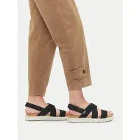 Keen Damen Sandalen Schwarz/Birch – Leicht & Komfort Klettverschluss Outdoor 39 EU