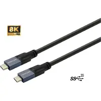 VivoLink PROUSBCMM7.5, 7,5 m, USB C, USB C, USB 3.2 Gen 2x2, Schwarz