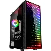 Kolink Void Rift, Midi Tower, PC, Schwarz, ATX, micro ATX, Mini-ITX, Kunststoff, Stahl, Gehärtetes Glas, Gaming
