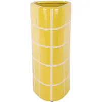 PT Living Vase Retro Tiles triangular medium citrine yellow