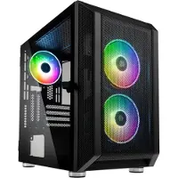 Kolink Citadel Mesh, PC, Schwarz, micro ATX, Mini-ITX, Netz, Kunststoff, Stahl, Gehärtetes Glas, 19 cm, 34,5 cm