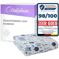 Nivion Gewichtsdecke für Kinder aus 100% Baumwolle, Edition "Wald" - 2,5 KG / 90x 120cm - Gewichtete Decke